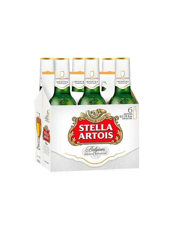 Cerveza Stella Artois Botella 330ml x6